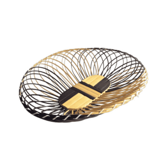Binate Oval Bamboo Basket