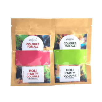 Herbal Petals Holi Meganta Green Gulal/Colour Combo Pack