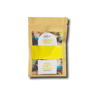 Herbal Petals Holi Yellow Gulal/Colour Mini Pack