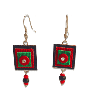 Oblong Layered Earrings