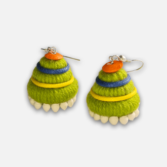 Caress Jute Jhumka Earrings