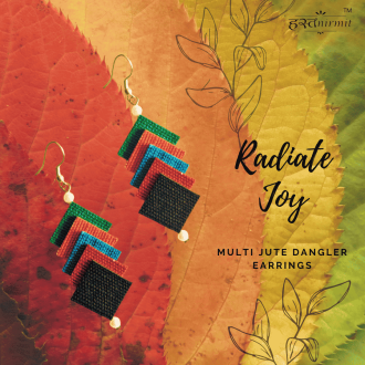 Radiate Joy Multi Jute Earrings
