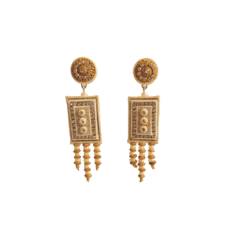 Shimmer Jute Danglers