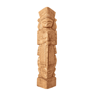 Wood Maa Durga Wall Hanging