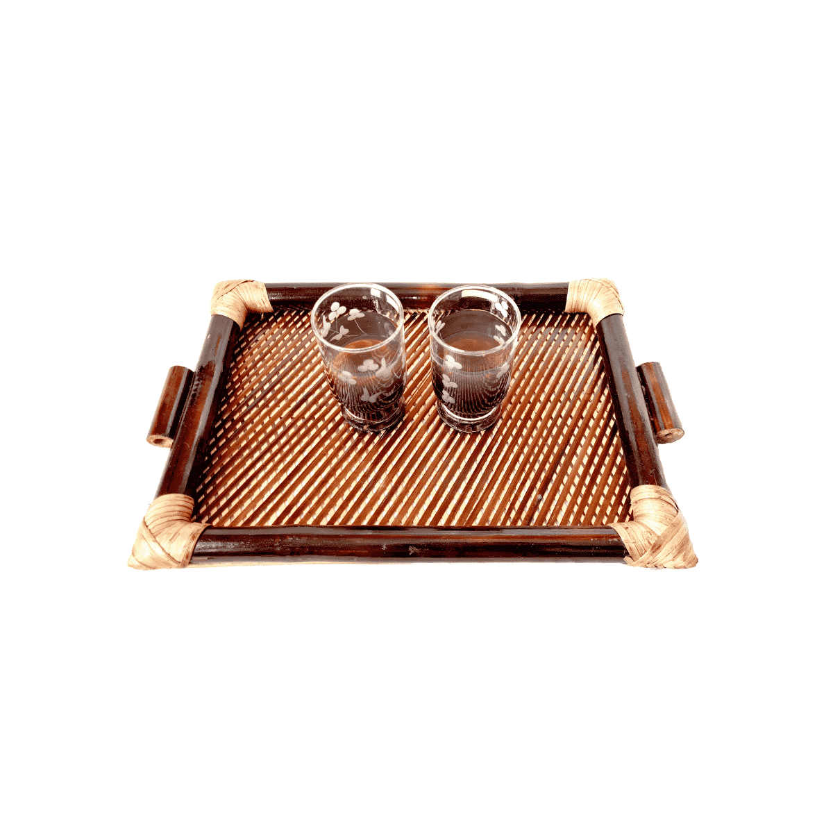 Brown Bamboo Tray - Image 6